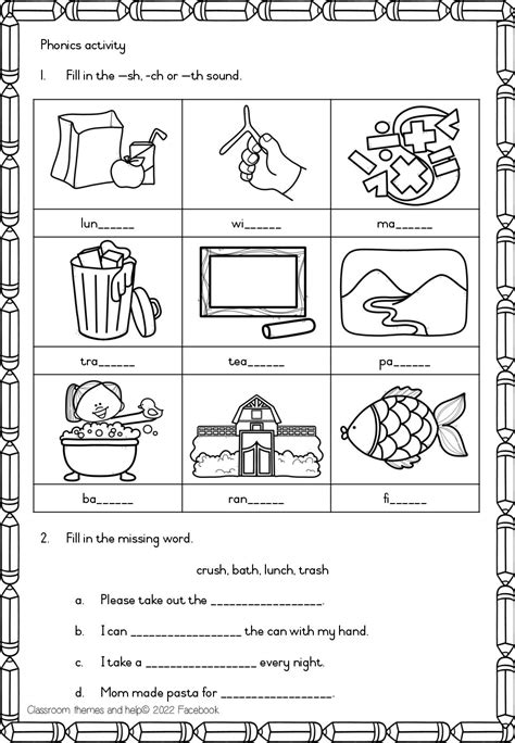 Grade 2 English Worksheets Printable Worksheets For Kindergarten