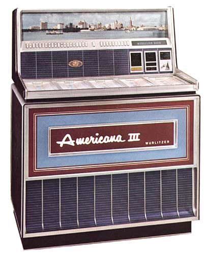1969 Wurlitzer Model 3310 Americana Iii Jukebox Jukeboxes Juke Joints