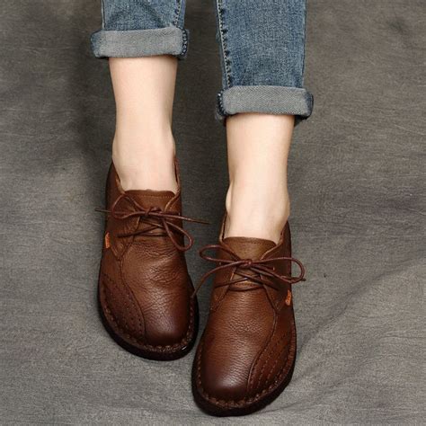 Women Leather Shoes Leather Oxfords Oxford Shoes Soft Etsy Leather
