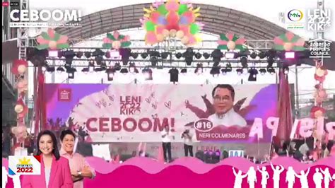 Panoorin Live Campaign Rally Ng Leni Kiko Tandem Sa Mandaue City Cebu
