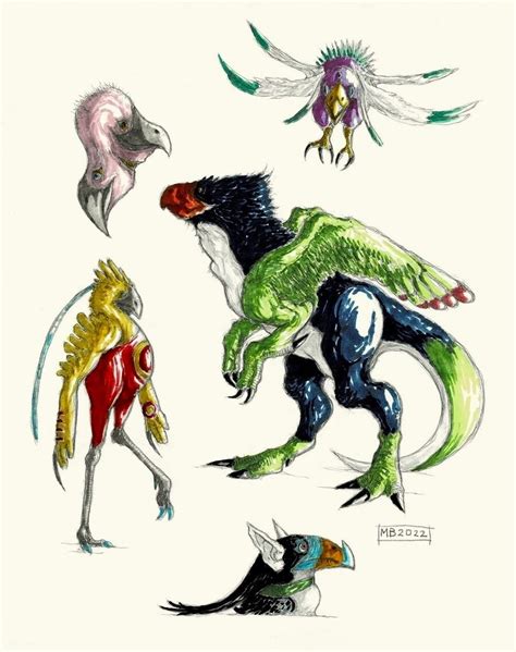 Artstation Bird Monsters