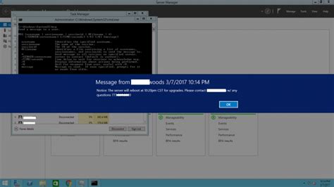 Send Message To All Users Logged Into Windows Server 2012 R2 Terminal