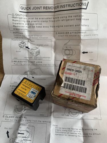Toyota 09870 00025 Ac Quick Joint Remover Ebay