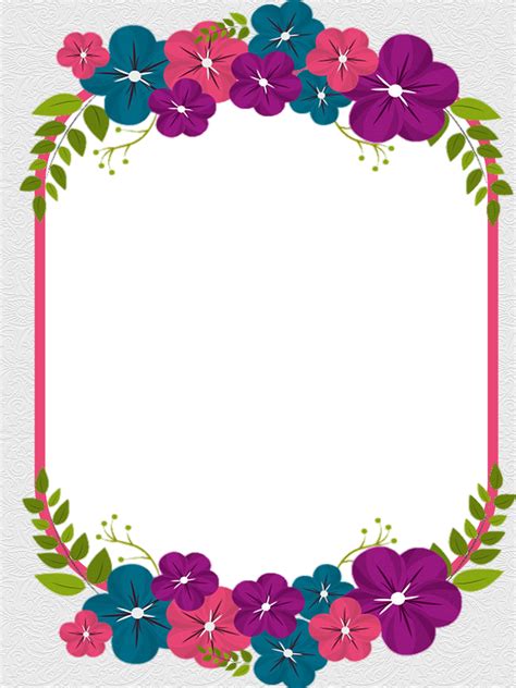 Decorative Frame Png Flower Background Design Frame Decor Cherry