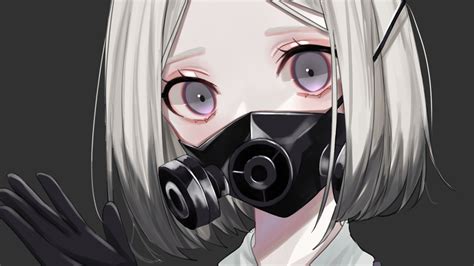 Anime Pfp Mask Anime Gas Mask Red Eye K Wallpaper Anime Face Images And Photos Finder