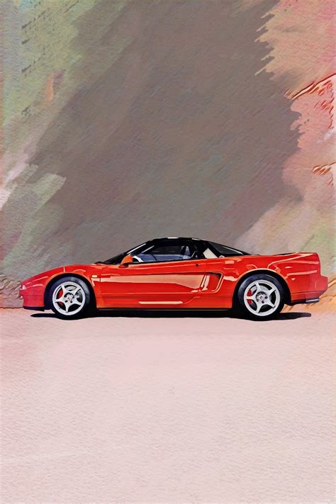 Honda Nsx Car Print Acura Nsx Car Poster Jdm Car Wall Art Etsy