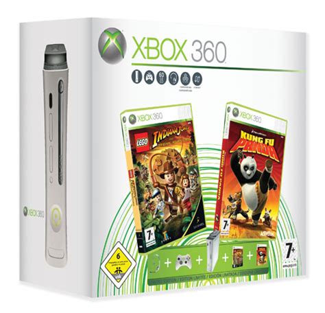 Microsoft Xbox 360 Premium 60 Go Lego Indiana Jones Kung Fu Panda