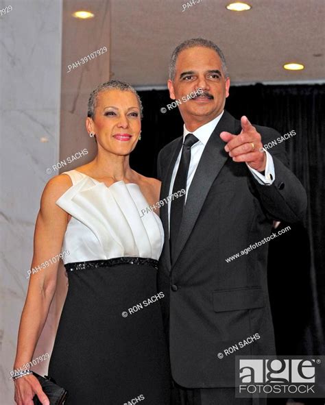 United States Attorney General Eric Holder And His Wife Sharon Malone