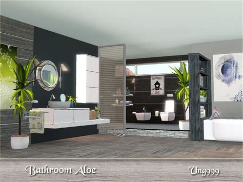 Ung999s Bathroom Aloe Bathroom Bathroom Sets Sims 3 Rooms