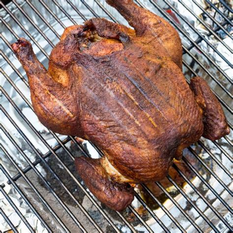 Gas Grill Roasted Whole Chicken Americas Test Kitchen Recipe