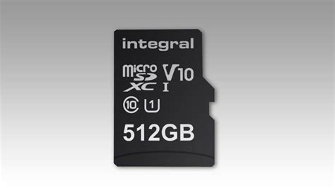 There's also a further 5 categories within the size classes, that indicate the connection system and data capacity of. This 512GB microSD card is now the biggest you can buy