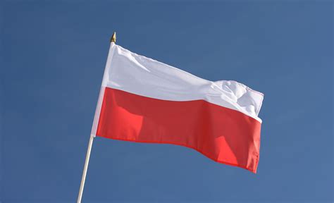 Flagge von polen, polnische flagge (de); Poland Hand Waving Flag - 12x18" - Royal-Flags