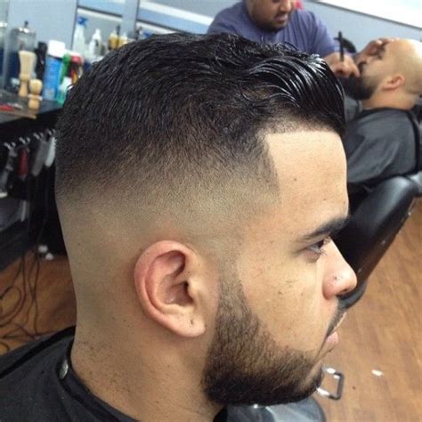 This classic technique is used to effectively taper men's hair and is a type a fade cut is progressive and can go from no hair into more hair as you move to the top of the head. Hair cuts | Haircut | Pinterest