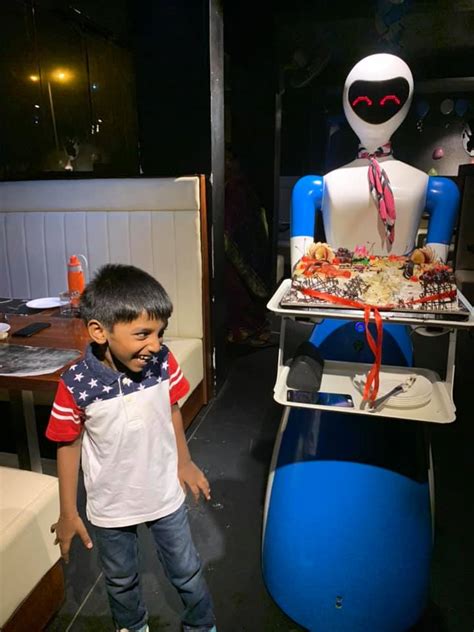 Birthday Celebration Robot Omr Robot Theme Restaurant