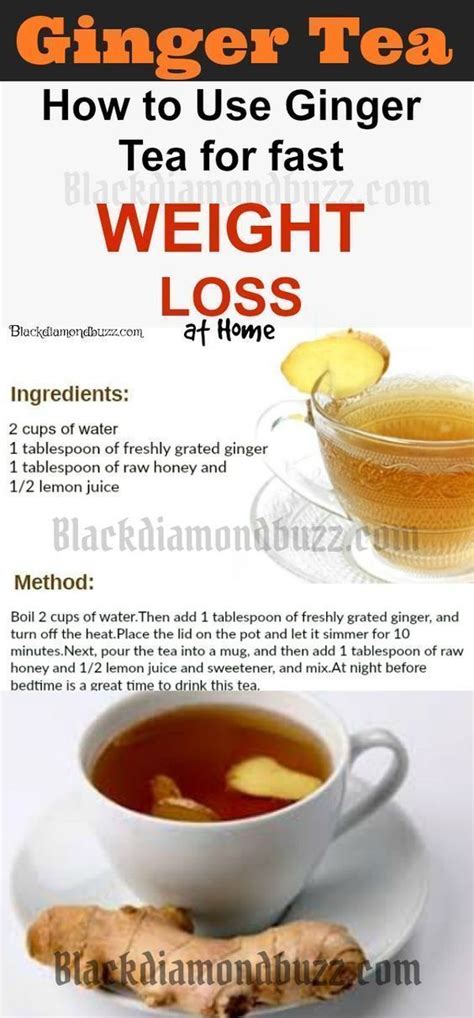 Lemon Ginger Tea For Weight Loss Recipe Weightlosslook