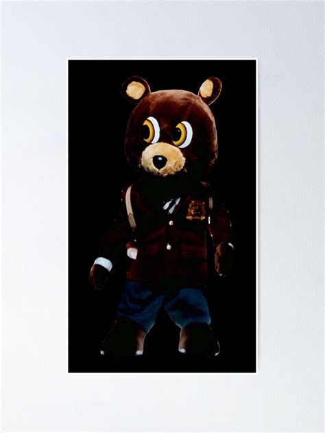 Late Registration Bear Poster For Sale By Silvadesigns Redbubble