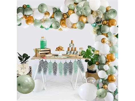 127 Pcs Olive Green Balloons Arch Garland Kit White Olive Etsy