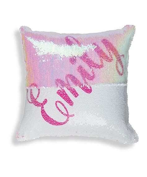 Take A Look At This Pink Sequin Reversible Personalized Pillow Today