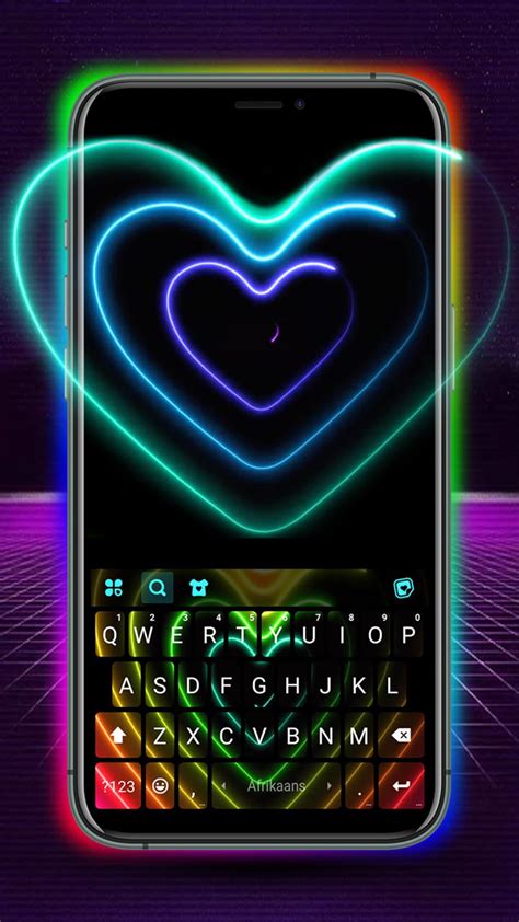 Love Led Neon Keyboard Background Apk لنظام Android تنزيل