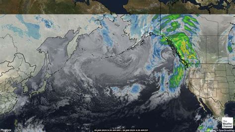 Pacific Weather Map Satellite Images And Photos Finder