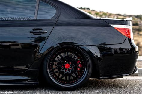 Btg713~p Bmw E60 M5 On Avant Garde Wheels Sr10 Finished With Gloss