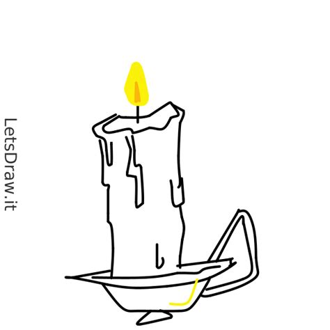 How To Draw Melting Candle Cr9zkjkhnpng Letsdrawit
