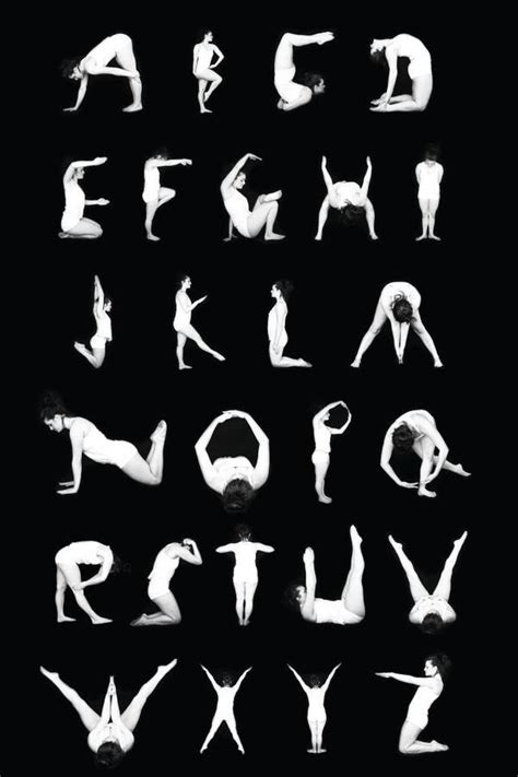 Human Letterforms By Tyler Lyons Via Behance Letter Photography