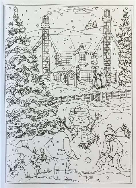 Winter Wonderland Coloring Pages Pdf Coloring Pages