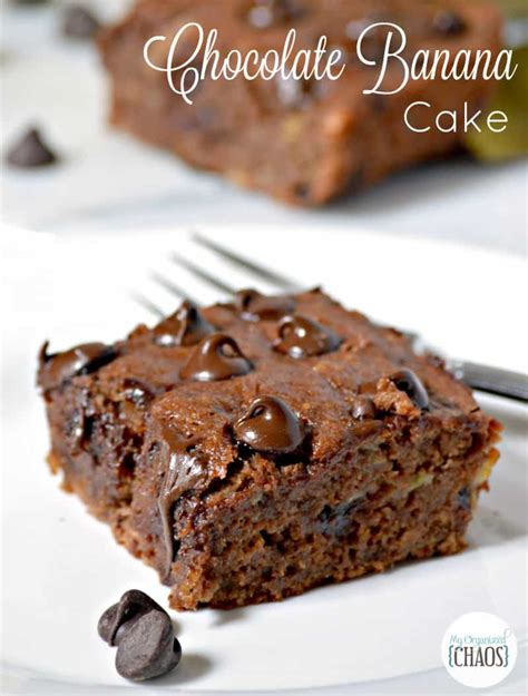 I had no idea a cake from scratch could be so easy and so good. Moist Chocolate Banana Cake