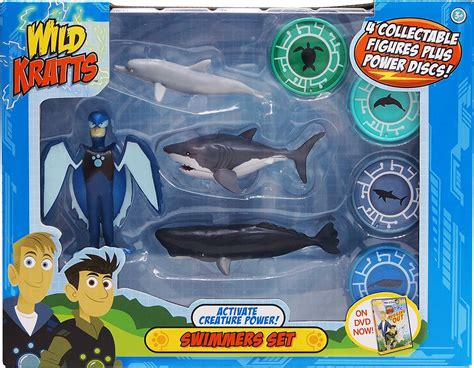 Wild Kratts Toy 4 Pack Action Figure Set Activate Creature Power