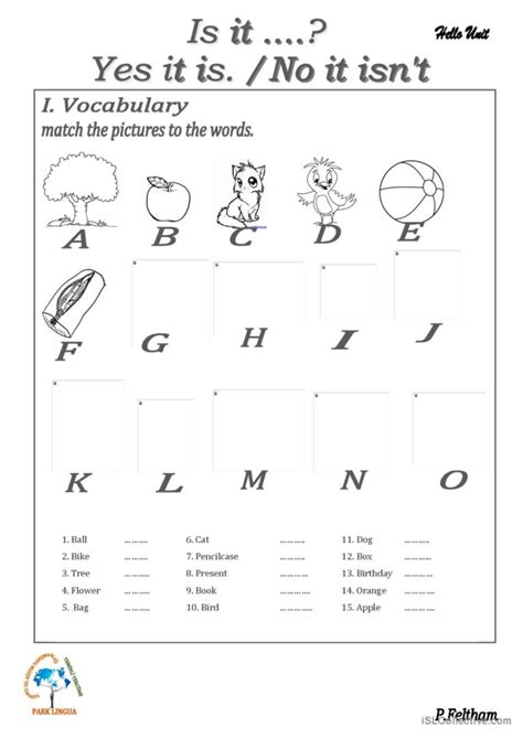 Verb To Be Is It Yes It Is English Esl Worksheets Pdf Doc
