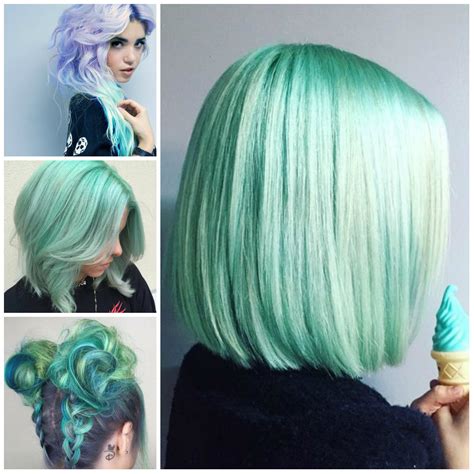Mint Green Hairstyles For 2017 2019 Haircuts Hairstyles