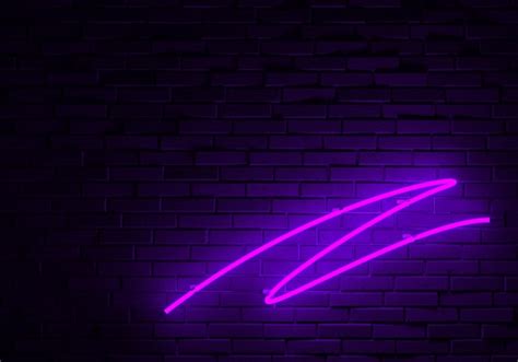 Premium Photo Neon Sign On Brick Wall Background 3d Illustration