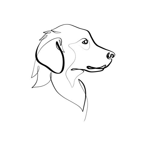 Canine With One Line Series Part 1 On Behance Tatoo Dog Cat And Dog