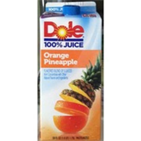 Maybe you would like to learn more about one of these? Dole Orange Pineapple Juice, 100% Juice: Calories ...