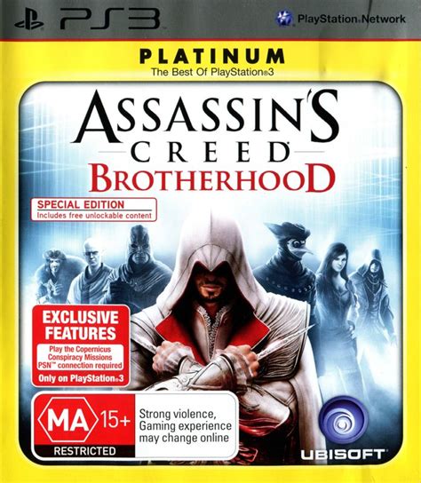 assassin s creed brotherhood special edition 2010 box cover art mobygames