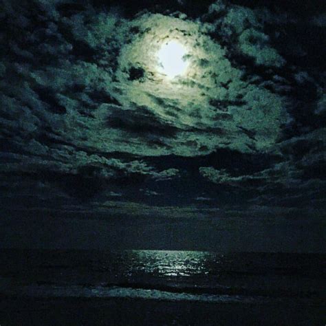 The Moon Over The Ocean At Hilton Head Bill Futreal Flickr