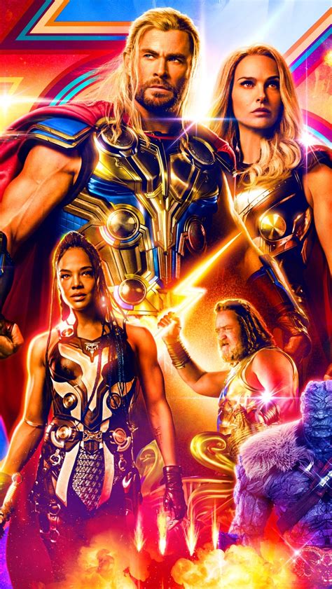 1082x1920 Thor Love And Thunder Cool Poster 1082x1920 Resolution