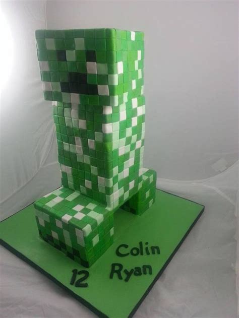 Minecraft Creeper Birthday Cake Recipe Creeper Cake Vanilla
