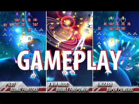 Galaga Wars Gameplay By Bandai Namco Entertainment Europe Ios Android Video Hd Youtube