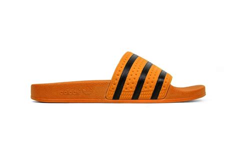 Adidas Adilette Slides In Regal Gold And Black Hypebae