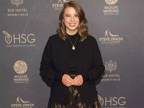 Bindi Irwin Honored Her Father Steve Irwin By Wearing His Portrait On A