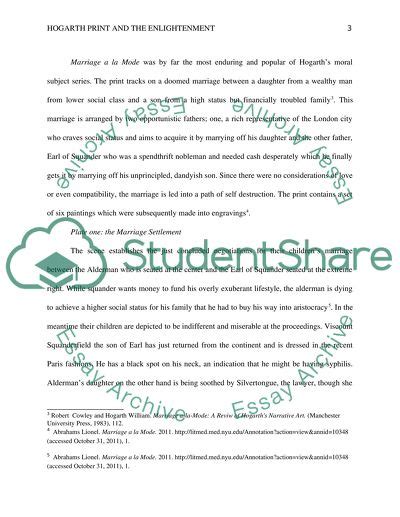 Hogarth Print And The Enlightenment Essay Example Topics