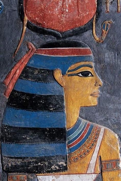 Egyptian Goddess Hathor Ancient Egyptian Paintings Egyptian Painting Egyptian Goddess