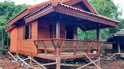 Beautiful Wooden Prefabricated Tiny House In Thailand Youtube