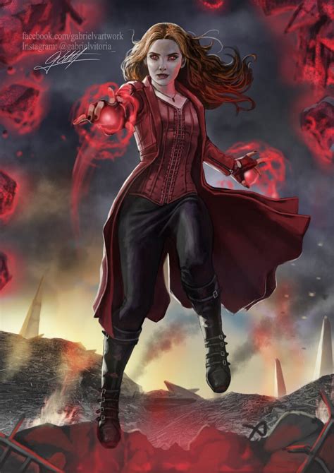 Scarlet Witch Endgame Costume Scarlet Witch Costume