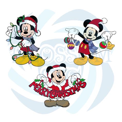 Mickey Mouse Christmas svg, Disney Svg, Christmas Svg, Mickey Svg,