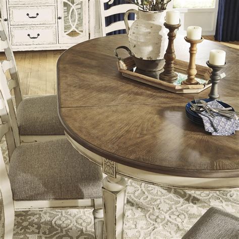 Signature Design By Ashley Realyn Oval Dining Room Extension Table
