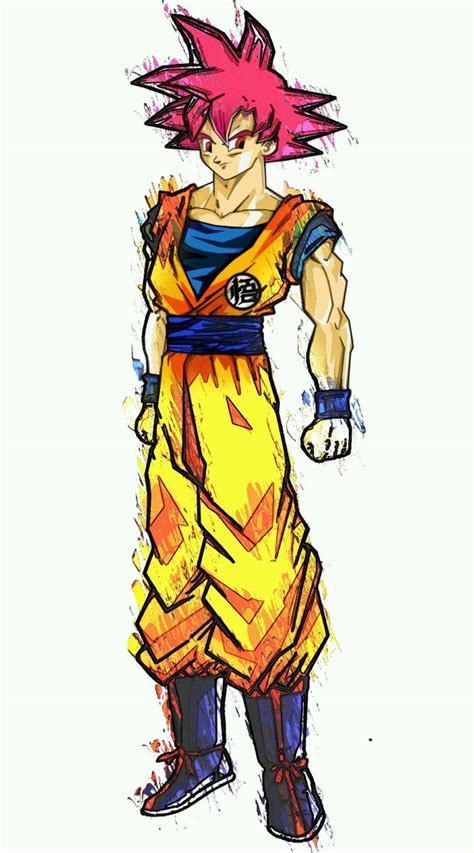 Goku Super Sayayin Dios By Naironkr On Deviantart
