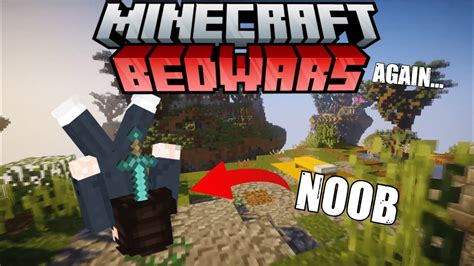 Noob Plays Minecraft Bedwars Again Youtube